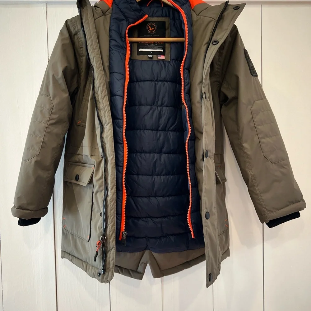 Hawke & Co Outfitter Winter Jacket Youth Performance Outerwear Size 7 - Picture 2 of 5